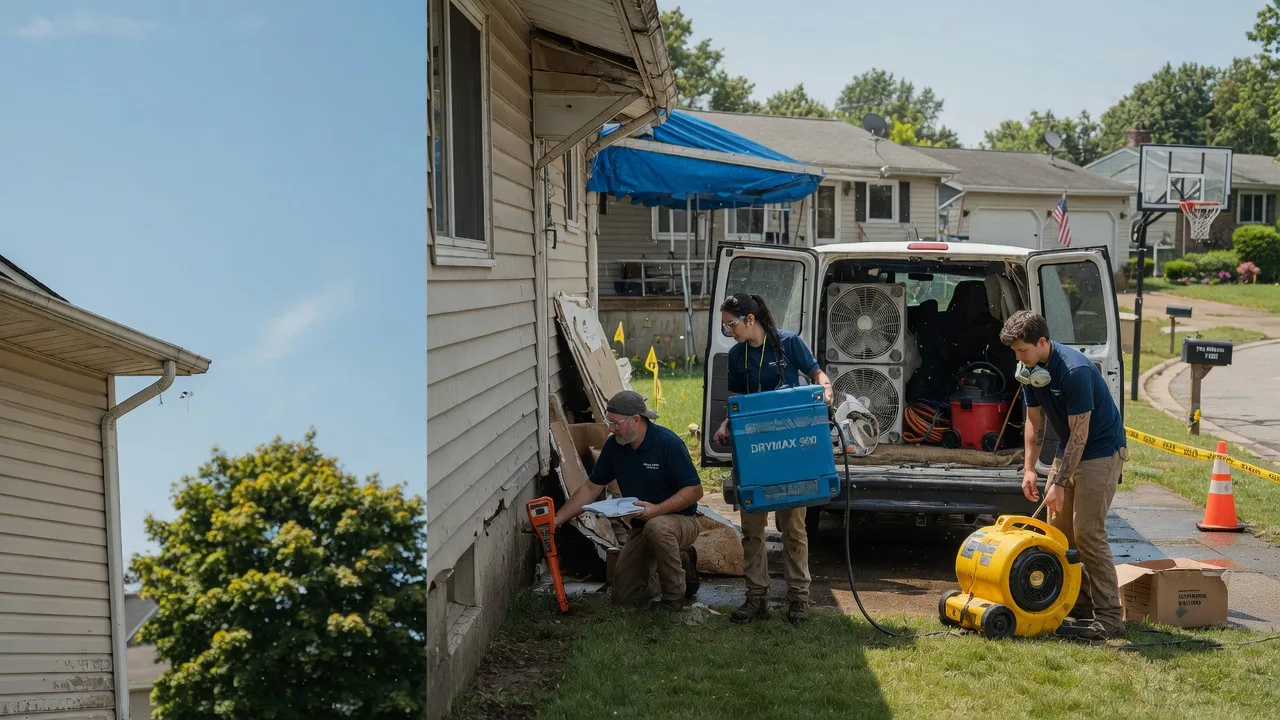 Ceiling Leak Cleanup in Kane, PA near me